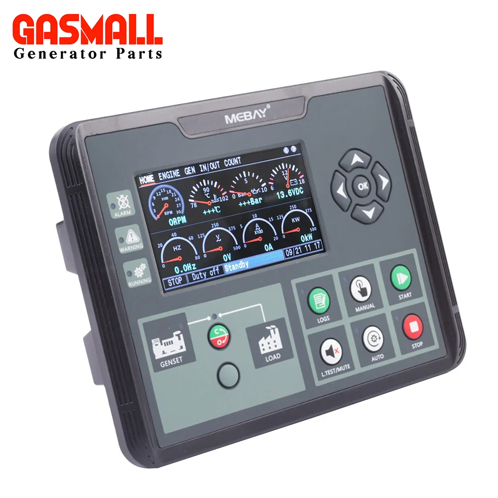 Imagem -03 - Painel Controlador do Módulo de Controle Remoto para Gerador a Gasolina Diesel Portas Usb Substituir Smartgen Hgm6110n Hgm6120n Dc50d Dc52d Mk3 2024