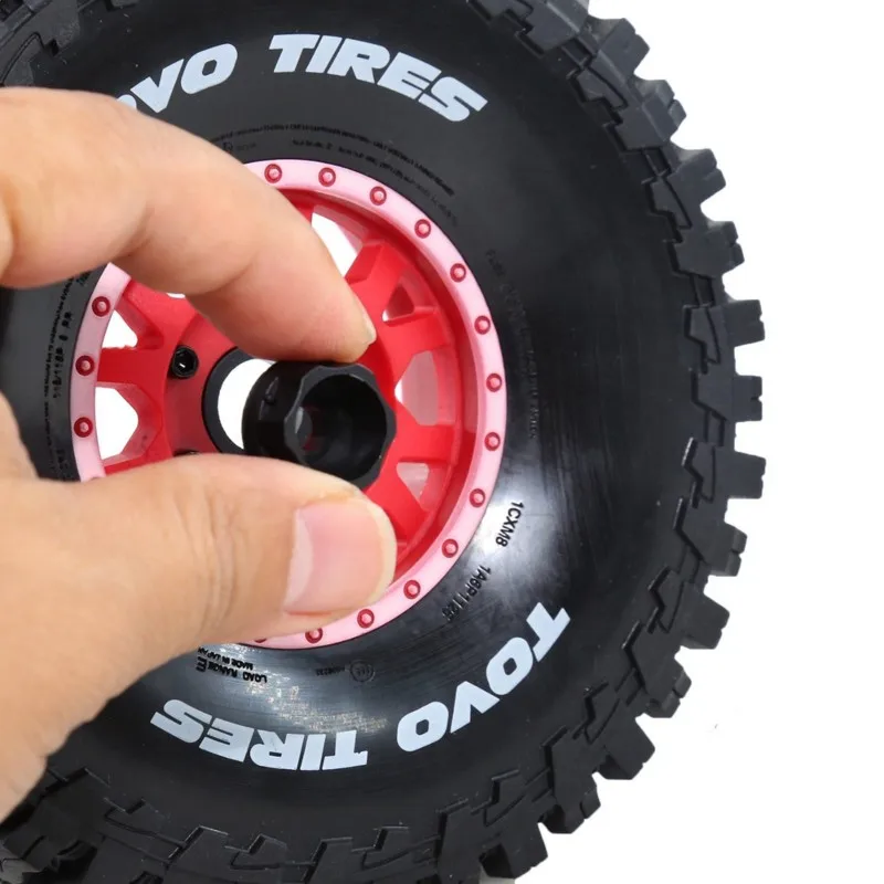 WOWFU-4PCS 135Mm 1/8 Short Course Truck Tire Set 17Mm Hex For 1/7 RC Car Short Course Trucks Arrma Mohave 6S EXB UDR view 4