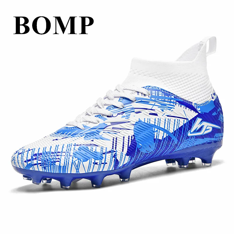 

Fashion Printed Men Soccer Shoes Outdoor Grass Training Football Boots Man Sports Shoes Comfy Light Unisex Society Soccer Cleats