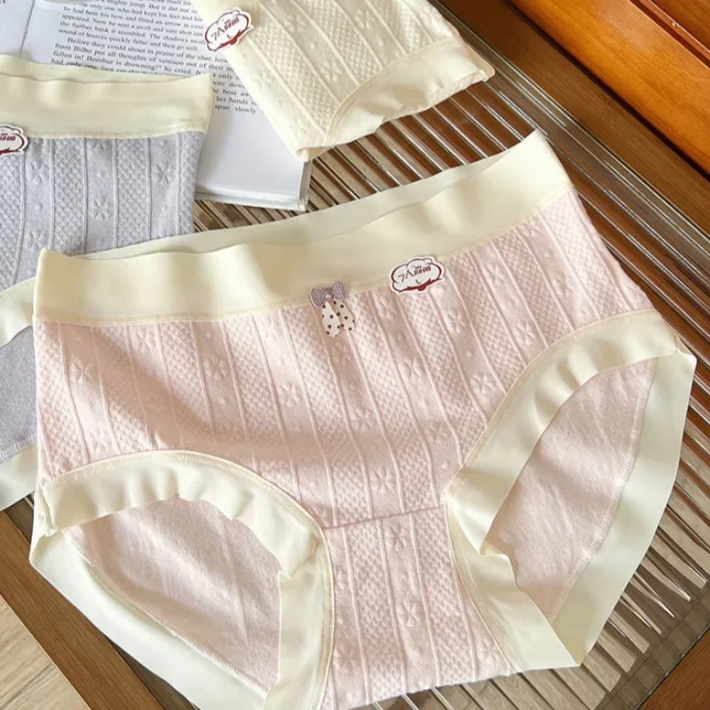 

5PCS Teen Girl Cotton Soft Antibacterial Panties Kid Solid Daily Briefs Maiden Thin Breathable Underwear 8+y Young Child Clothes