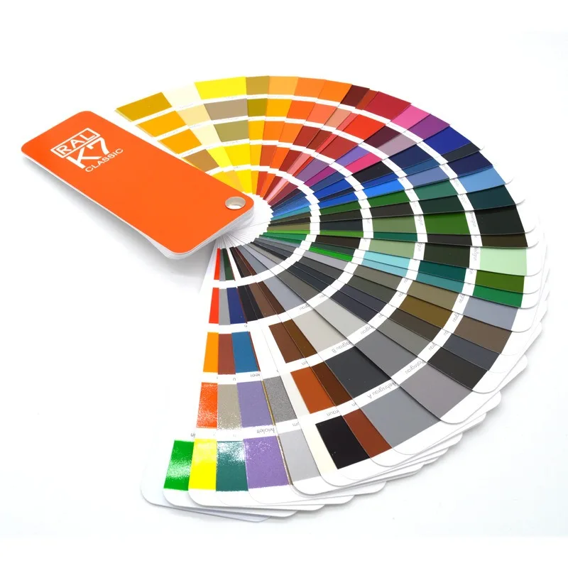 New RAL Color Card K7 Raul Color Card Paint Coating Color Card RAL K7 International Standard Paint Coating Color Book