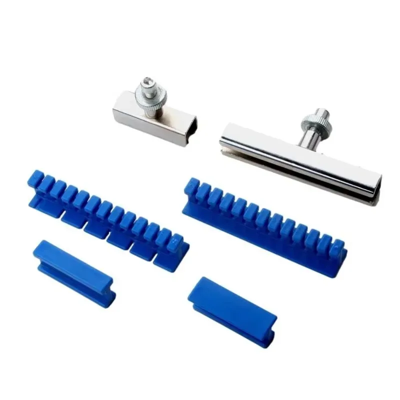 

Новинка, 6 шт., без покраски, ремонт вмятин, автозасіб для удаления града LKJ для автомобиля, универсальный клей, синие клеевые вкладки, сменный набор инструментов