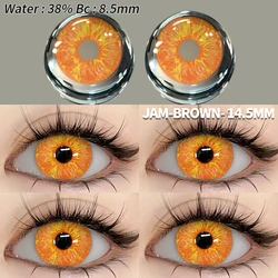 EYESHARE Halloween Color Contact Lenses 1pair Cute Anime Cosplay Contact Lenses Blue Eyes Contact Lenses Yellow Colored Contacts