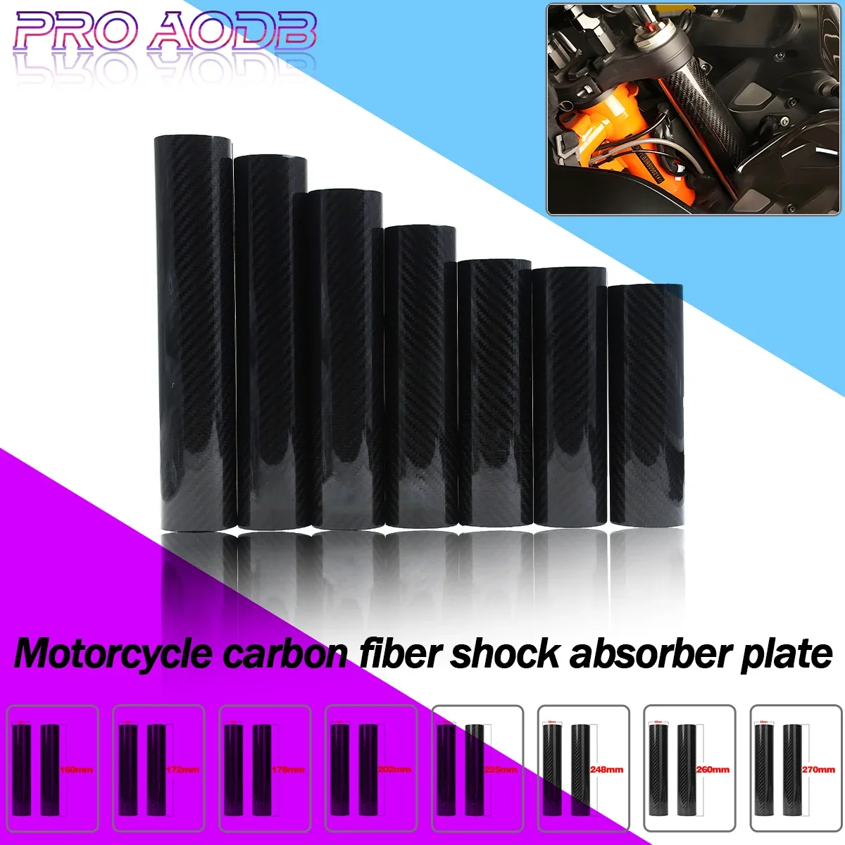 

Motorcycle 160-270MM Front Fork Wraps Carbon Fiber Protectors For KTM HONDA YAMAHA KAWASAKI SUZUKI CRF CR YZF EXC SXF XC XCF XCW