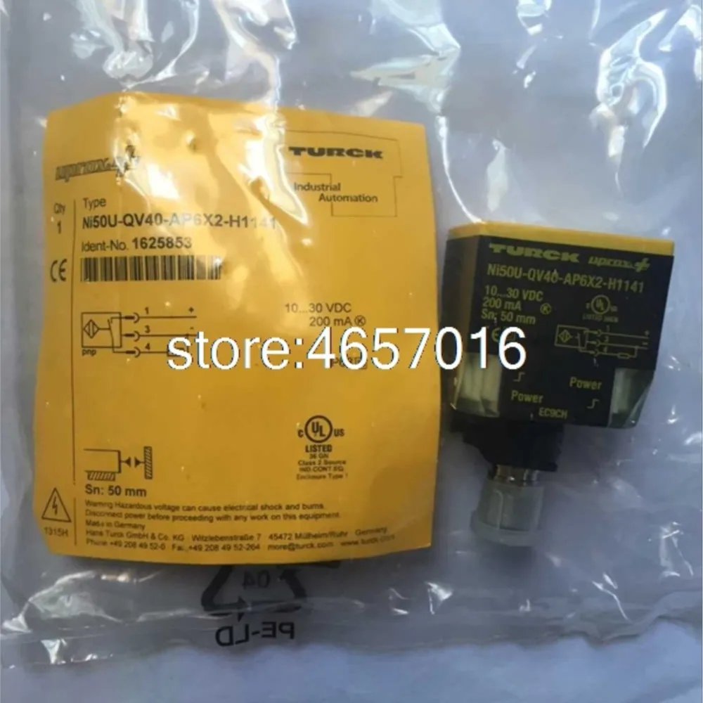 

Новый датчик приближения Turck NI50U-CK40-AP6X2-H1141 NI50U-CK40-AN6X2-H1141 Новый высококачественный датчик