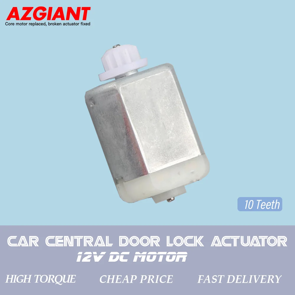 AZGIANT 10teeth Car Door Lock Actuator Motor Repair Kit 12V DC Motor Engine For Buick Century LeSabre Park Avenue 16872415