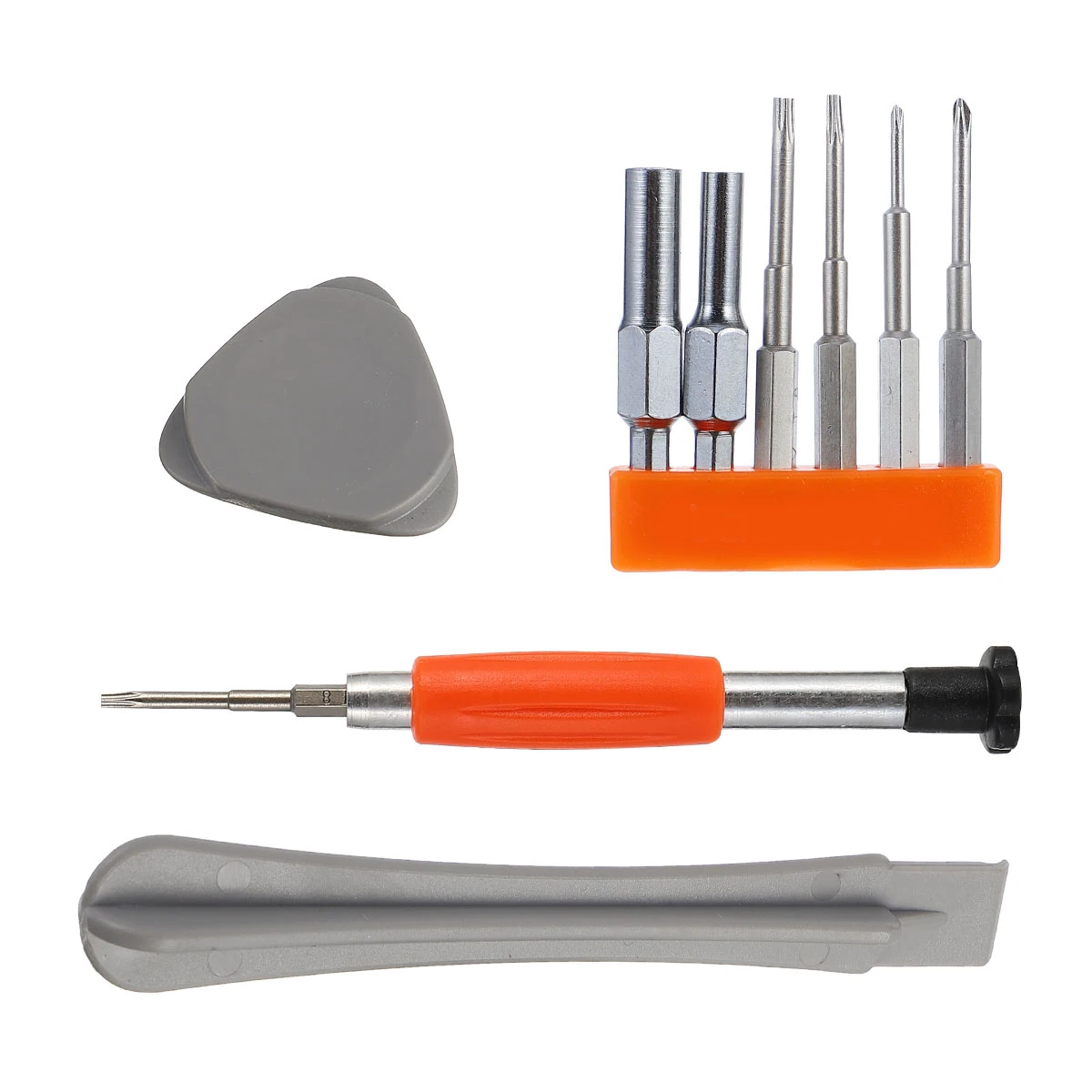 

9 шт., набор для ремонта отверток, прочный материал, игровой автомат, ноутбук, планшет, геймпад, набор аксессуаров для разборки ручных инструментов