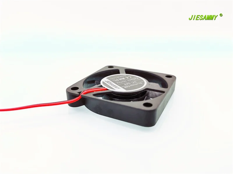 Jiesammy พัดลมไฮดรอลิกใต้4ซม. รุ่นความเร็วสูง24V 12V 5V 4007ใบมีด9ใบพัดบางพิเศษ