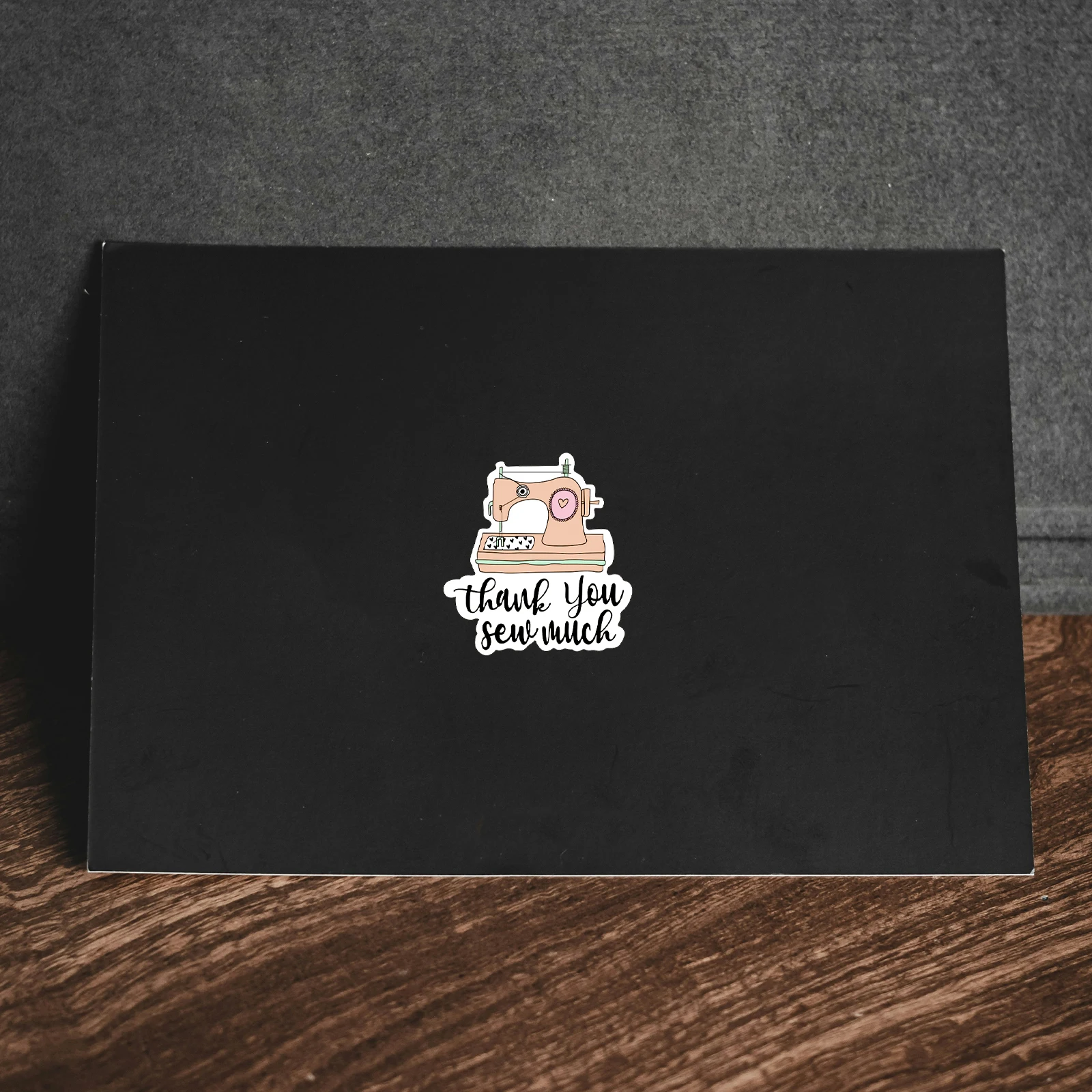 Product Purchase Thank You Sewing Machine Decoration 500Pcs 1.57In*1.7In Label Sticker Thank You Sticker, Handmade Sticker, Envelope Sticker, Gift Bag Packaging Sticker