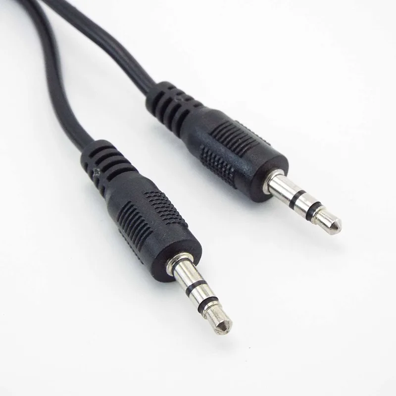 3.5mm Audio Male to Male connector extension AUX Earphone Cable Plug Jack Stereo M/M Headphone wire Cord for Car headphone