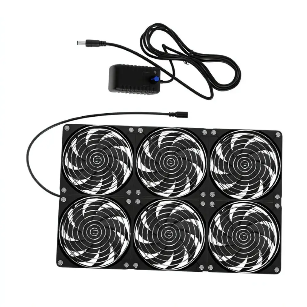 Universal 12CM Cooling Fan Adjustable Blower For Network Cabinet Server Router Laptop Base PC Case Heat Cooler