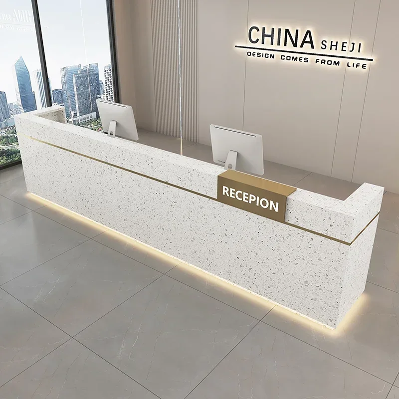 Bedrijf Receptie Hotellobby Verfbar Onroerend goed Marmering Kassier