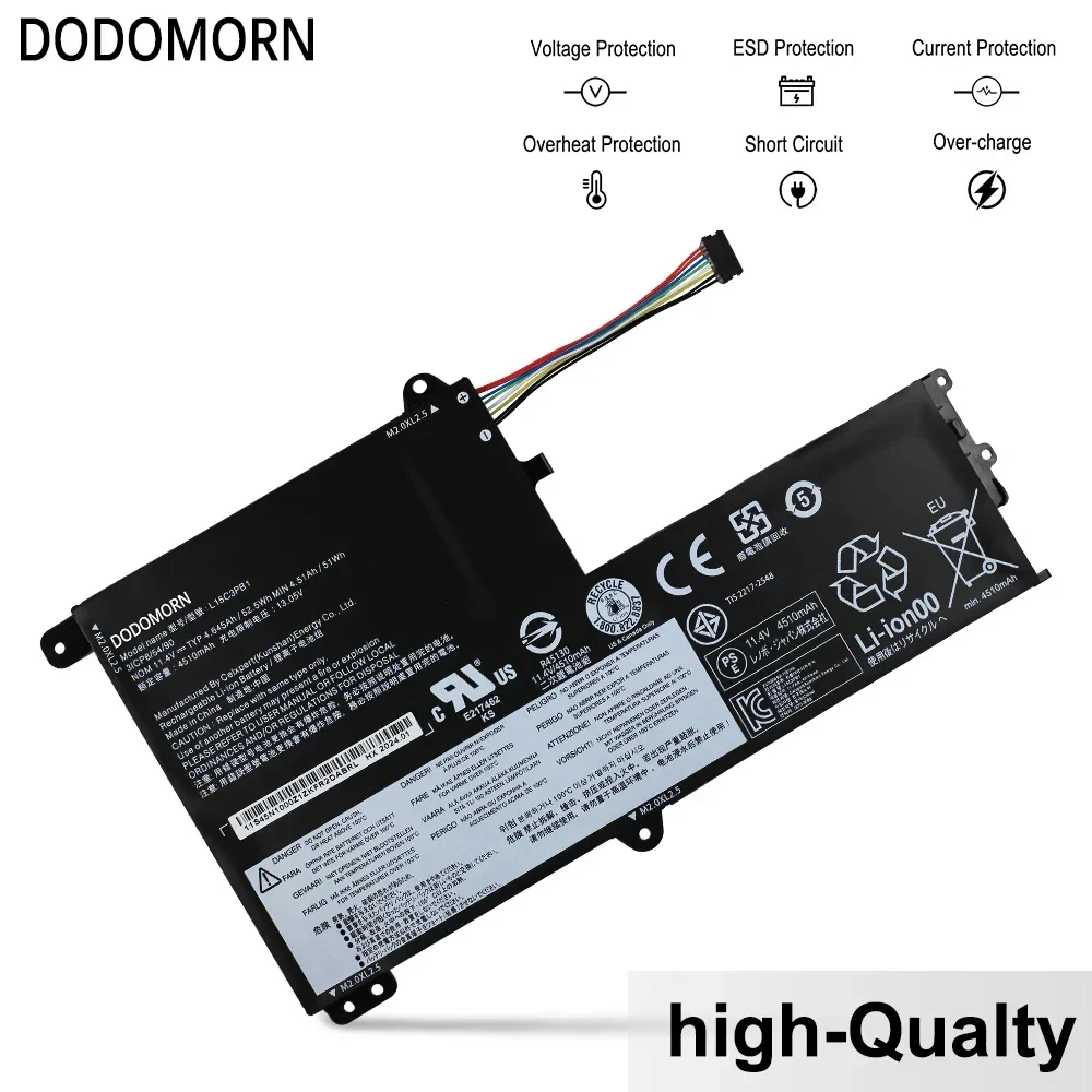 Nieuwe L15c3pb1 Laptop Batterij Voor Lenovo Ideapad 320S-15Ast, 330S-14ikb-81f4, 330S-15ikb-81gc, Flex 14 1470/1570,Xiaoxin 7000-11/13