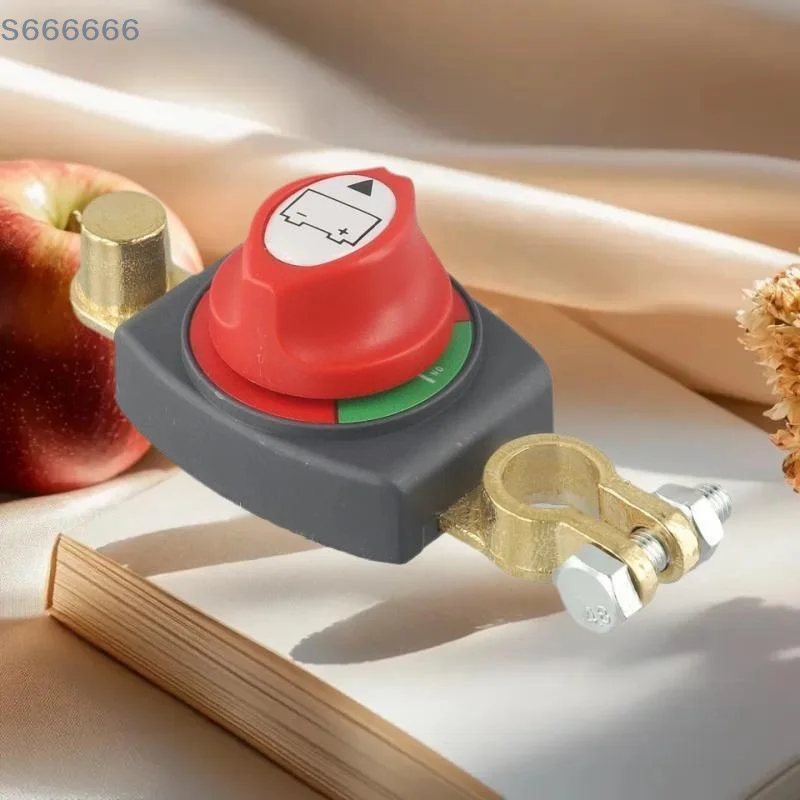 

12-48V Battery Disconnect Switch for RVs, Cars and Boat, Negative On/Off Power Cut Master Isolator Breaker Parts