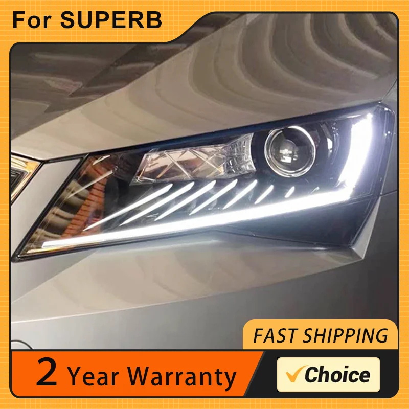 

Для Skoda Superb FULL светодиодные фары 2016 2017 2018 2019 DRL дневные ходовые огни ВСЕ светодиодные лампы противотуманные фары автомобильный аксессуар налобный фонарь