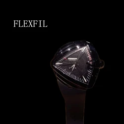 FLEXFIL Luxury Diver Wave 3D high quality triangle sport Brand Automatic Mechanical Men Watch Waterproof Luminous 42mm 316LSteel