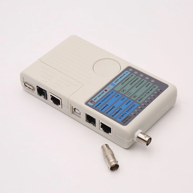 A53M-RJ11 RJ45 USB BNC LAN Network Cable Tester Remote LAN Cables Tracker Detector 4 In 1 Fast Tester Tool