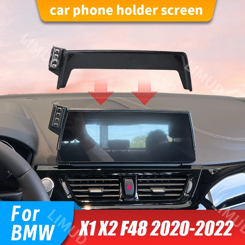 

Car Phone Holder 10.25" Screen Mount for BMW X1 X2 U11 2020-2022 Wireless Charging Stand Mobile Phone Car Accessories Interior