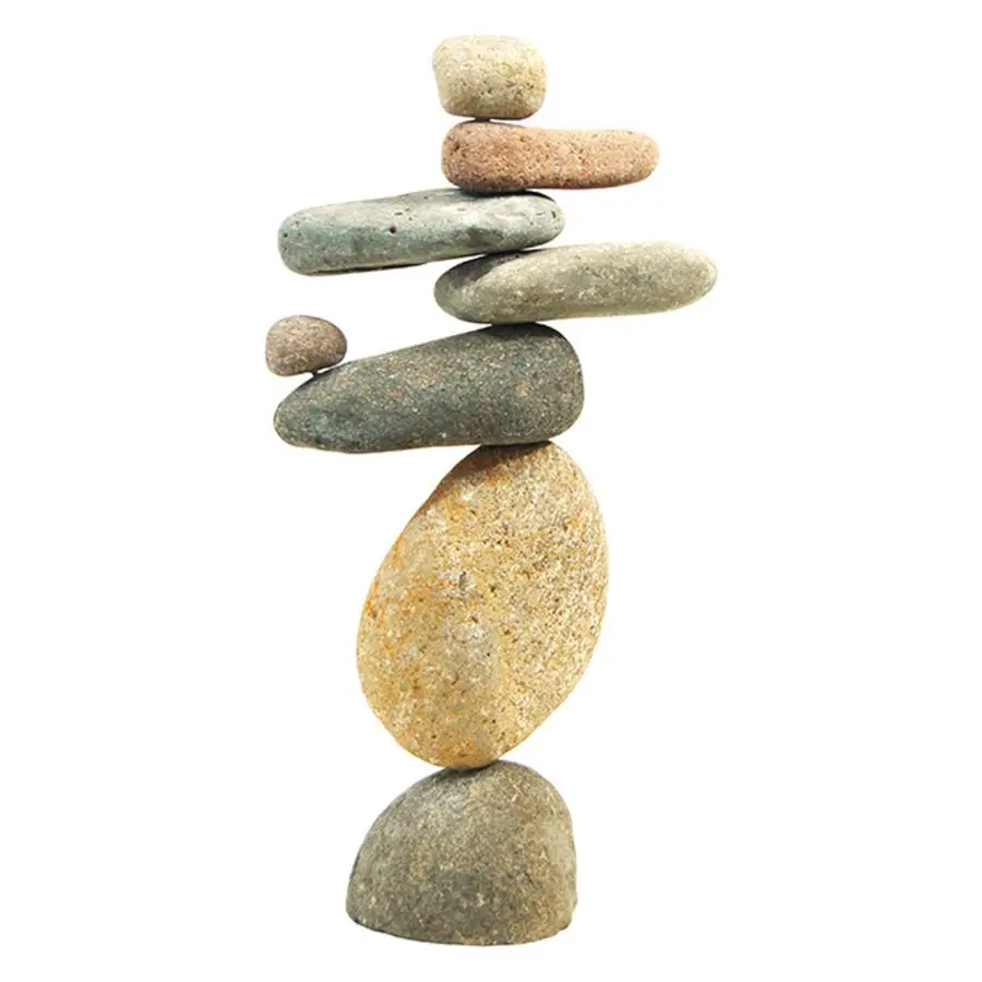 

EightStone Balancing Cairn Indoor Outdoor Garden Decoration