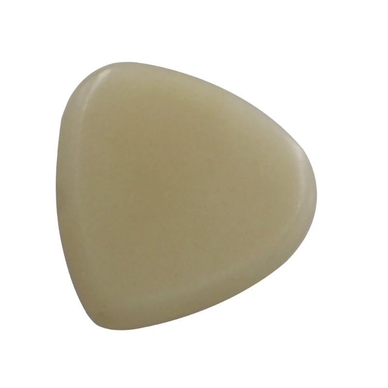 30x33mm Electric Guitar Picks Ox Bone Guitar Finger Picks Guitar Plectrums Natural Guitar Ukulele Picks Guitar Accessory