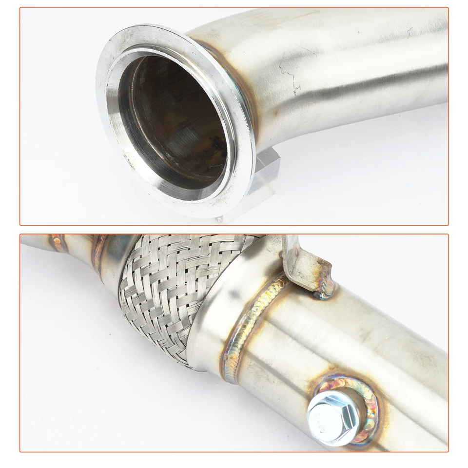 3inch N55 Downpipe for BMW 535i 640i 740i 740Li X5 X6 E70 E71 F10
