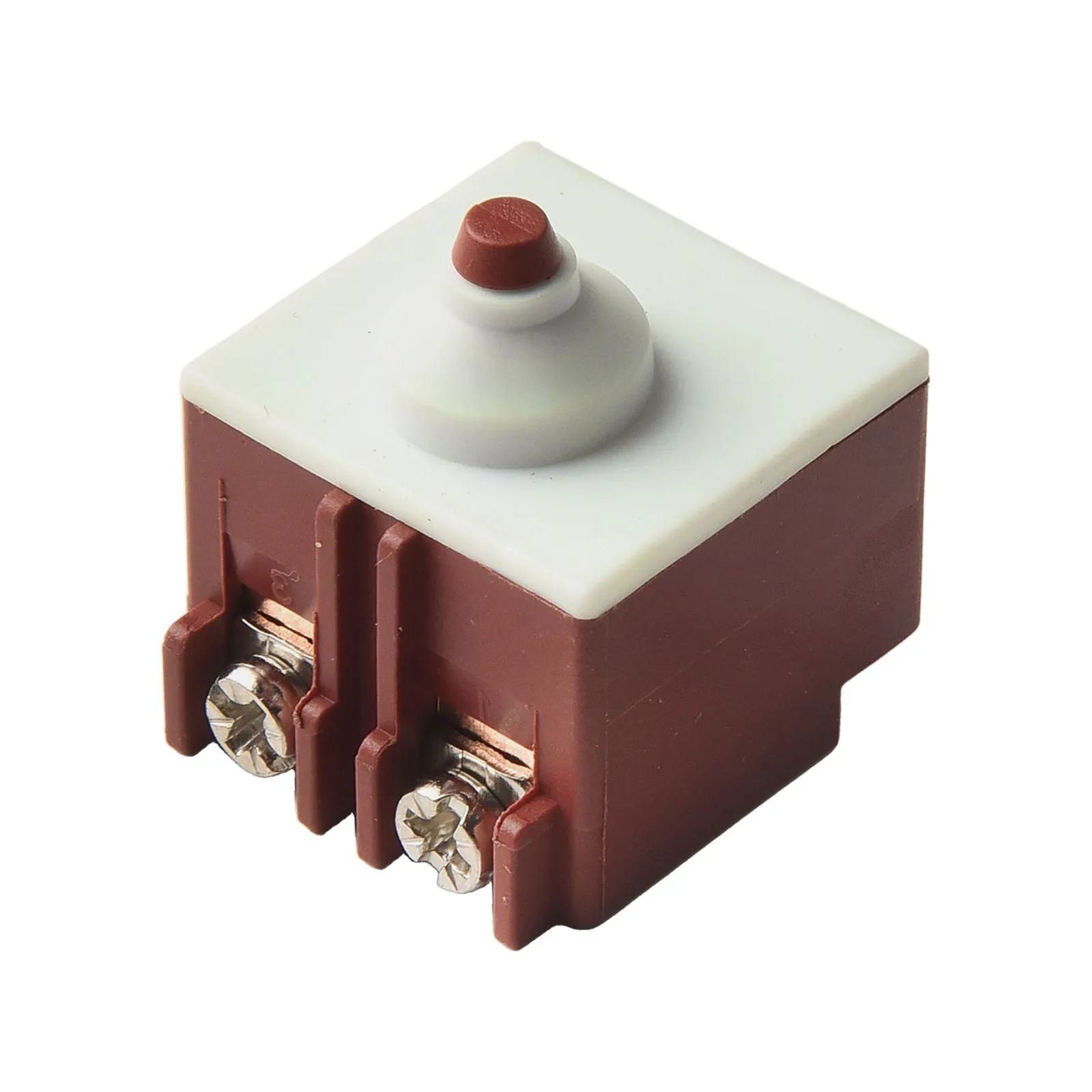 

125V/12A Angle Grinder Switch AC250V 6A Button Switch Angle Grinder DPST NO Push Plastic+Metal Practical Useful