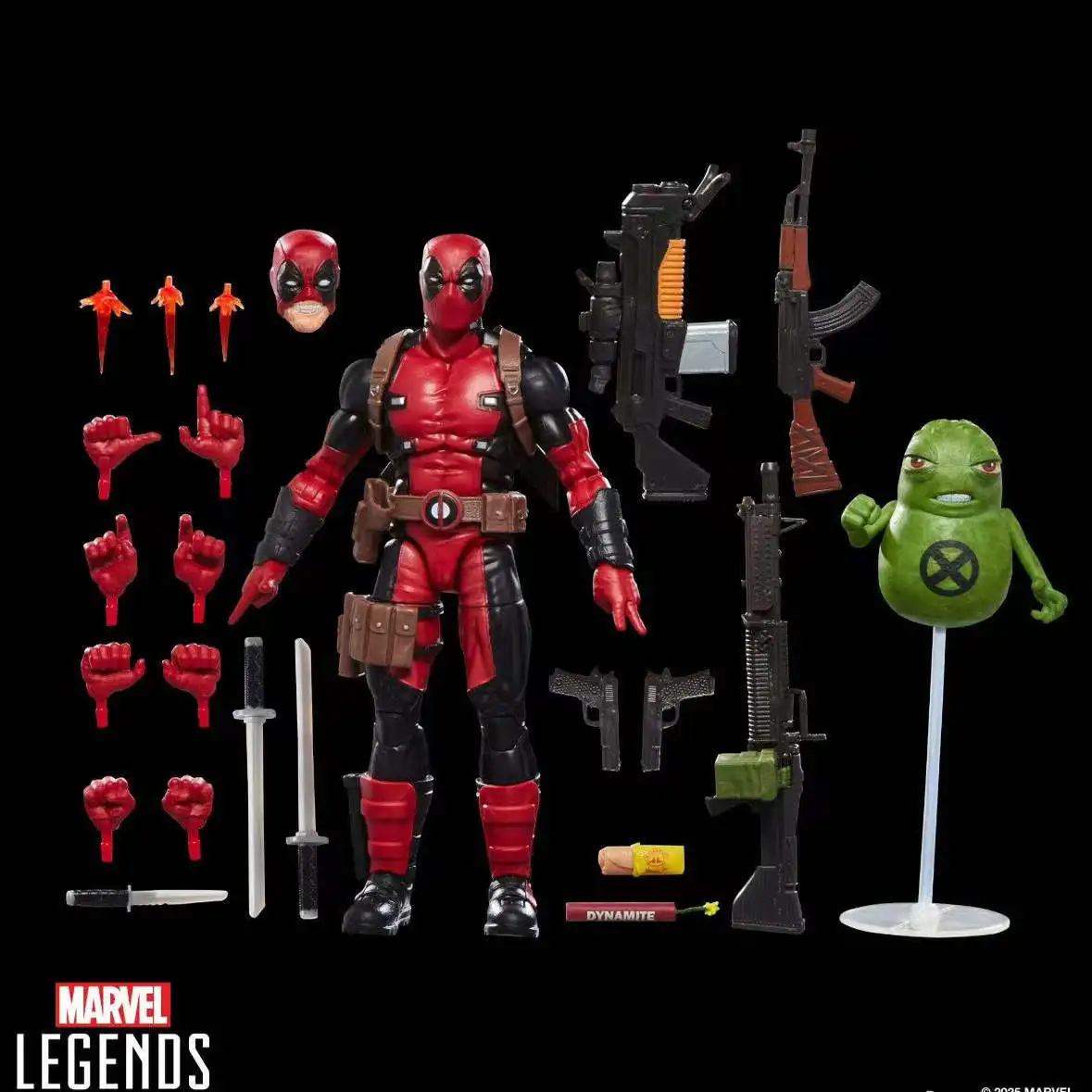 Marvel Legends Maximum Series Deadpool Deluxe Deadpool Comics 6-Inch Action Figure with Accessories Including X-Forces Doop