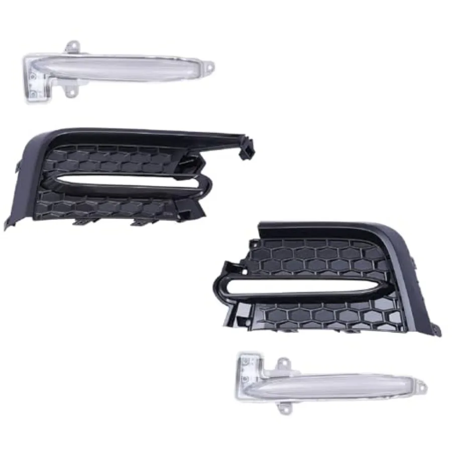 

Fits for 2020 2021 2022 Toyota Corolla Sedan Fog Lights Switchback Signal Lamp with Bezels LED Replacement for Left Driver Side