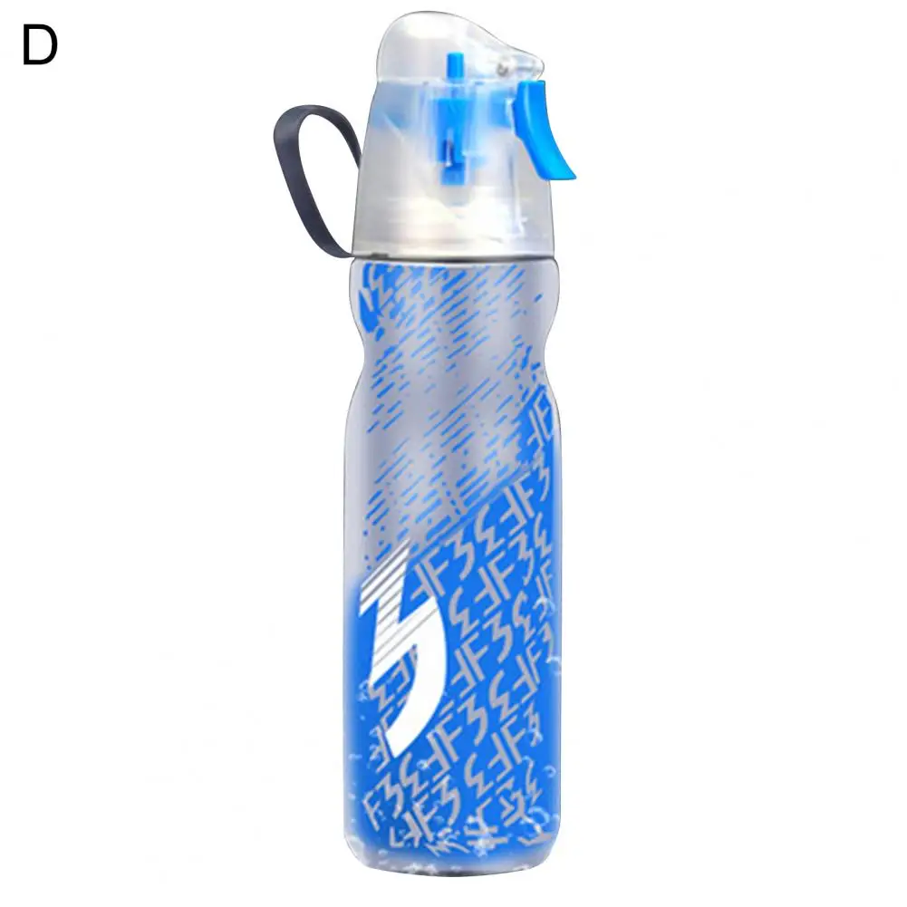 Botella de agua para bicicleta de 590ml, botella de agua pulverizada a prueba de fugas, doble cubierta, LDPE, nebulización, taza deportiva para la salud, accesorios para bicicleta