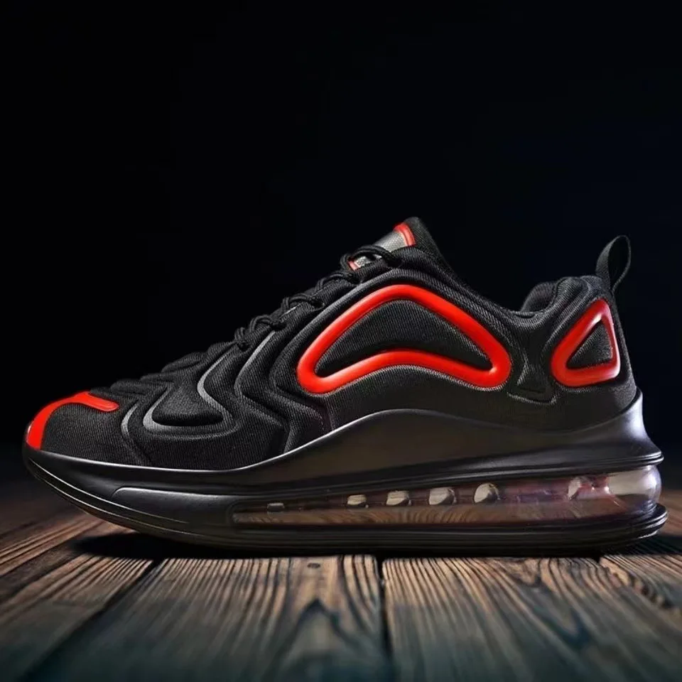 Zapatillas de correr de malla transpirable para hombre, nuevo estilo de primavera, zapatillas deportivas informales con suela gruesa, moda coreana