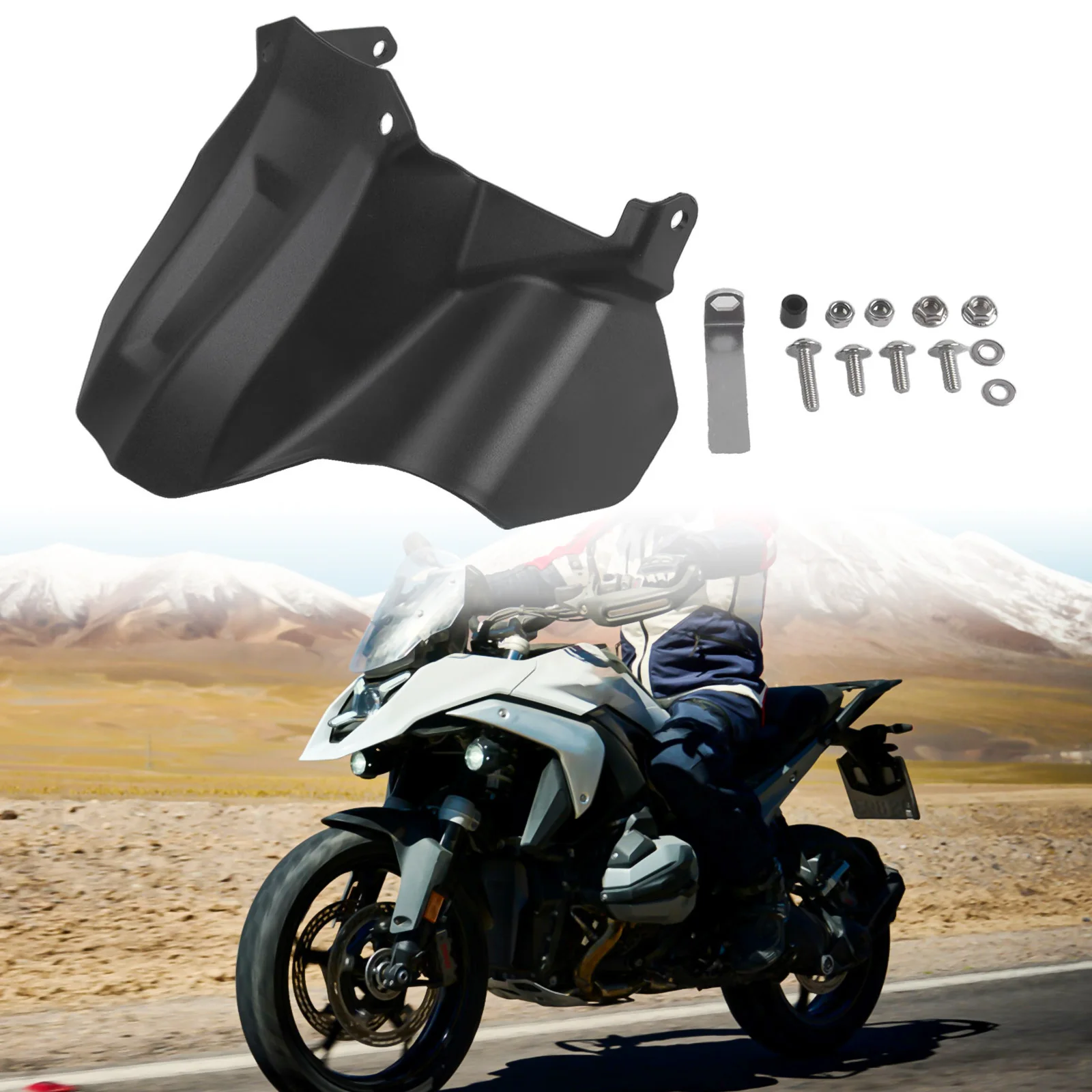 Fender Protection Motorcycle Fender Hugger Motorcycle Maintenance Easy Installation Non-deforming Structure Practical Design