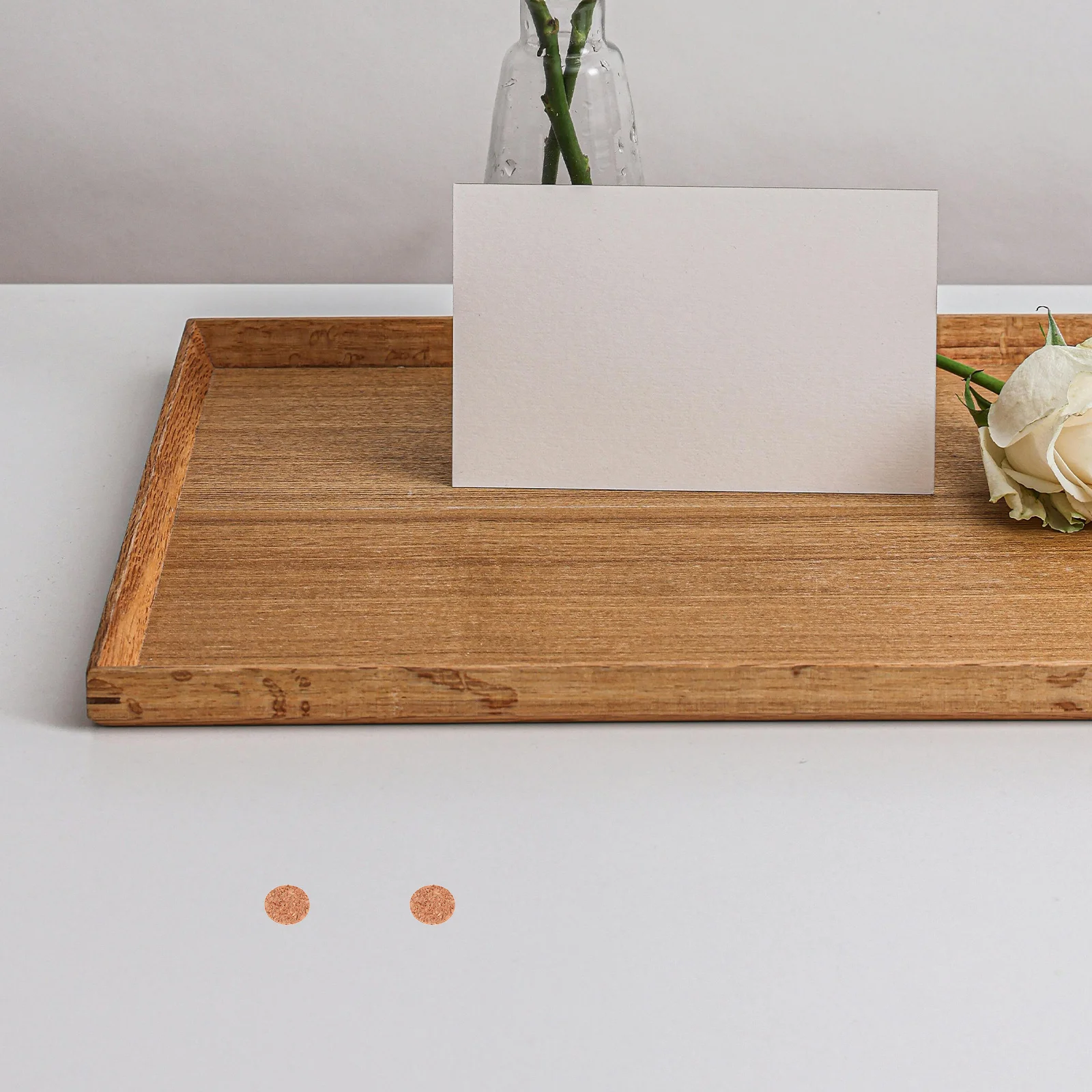 

500Pcs Soft Cork Anti Slip Pads Self Adhesive Round Dots Heat Resistant Noise Reduction Furniture Protection Glass Cork Spacer