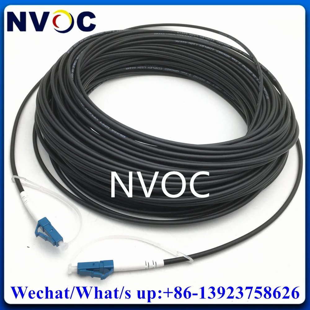 

1Core SM LCUPC-LC/UPC 20M Armored Cable 1C LSZH 2.0/3.0mm Single mode Simplex Optic Fiber Patch Cord Connector