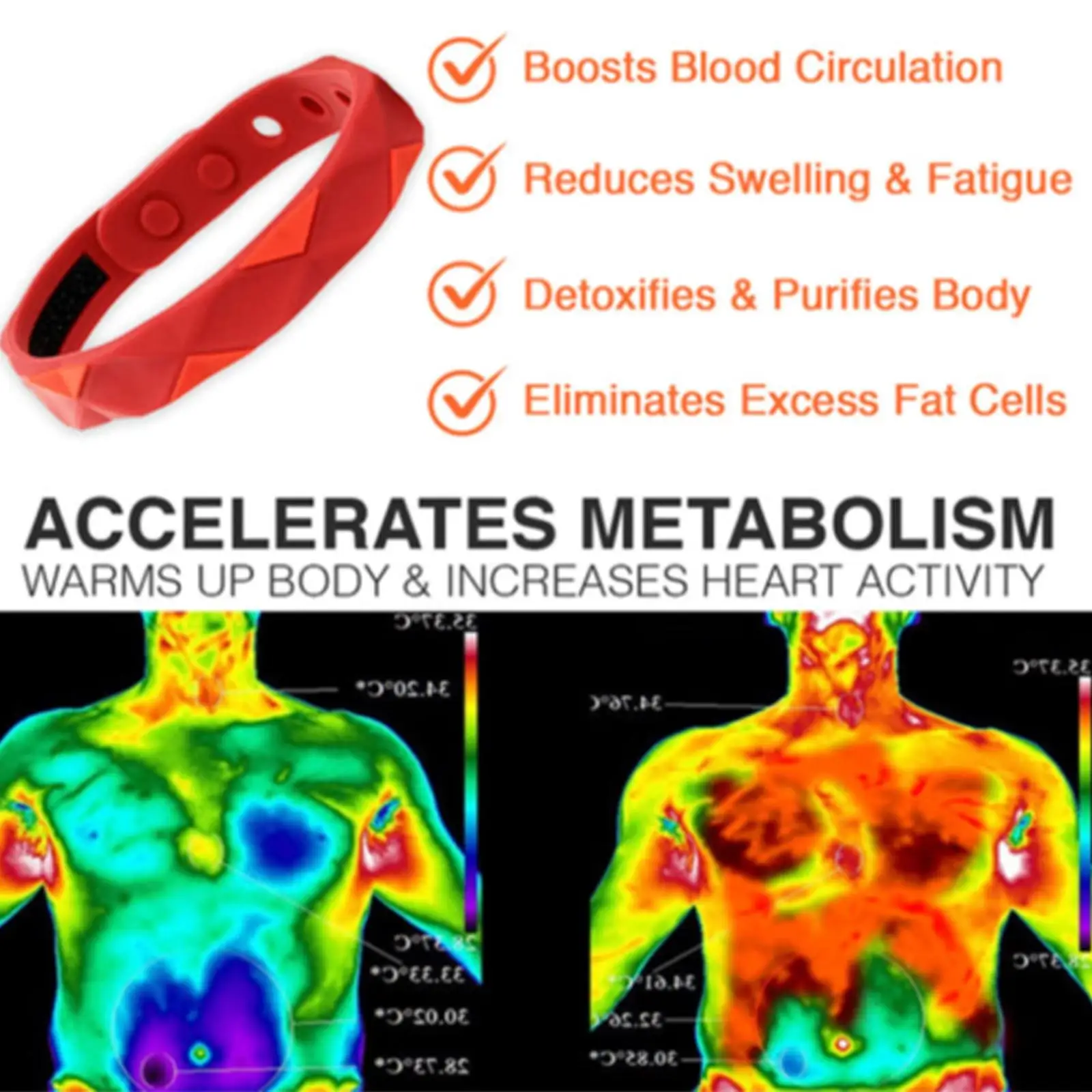 Pulsera antiestática de iones negativos para baloncesto, equilibrio energético, pulsera impermeable de silicona para amantes, regalos antifatiga