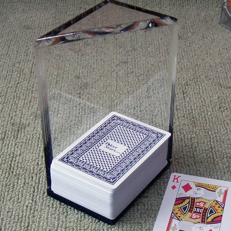 Poker Rack Discard Box Acrylic Discard Box Texas Hold'em Table Game Bailemen Egg Poker Storage Rack