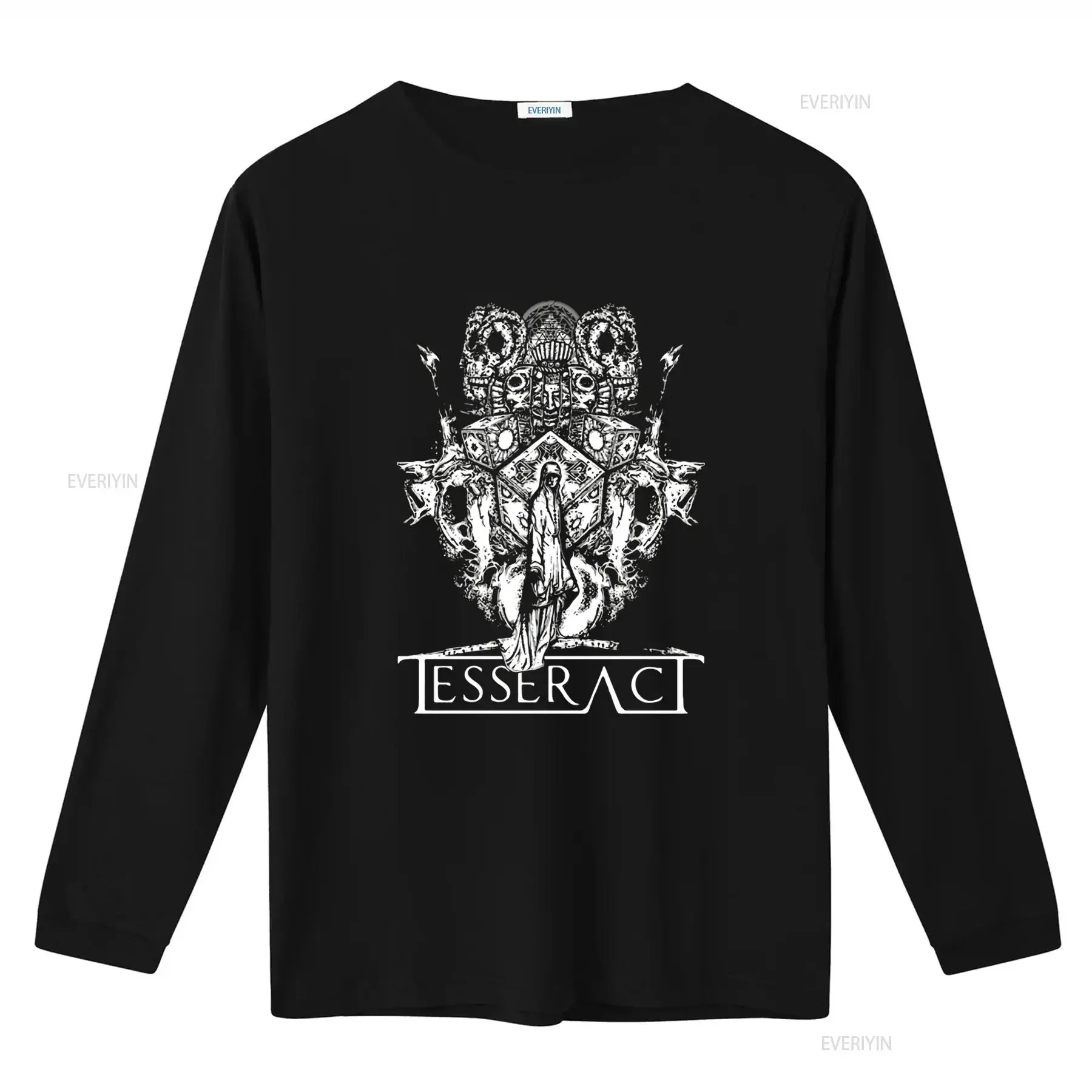 Tesseract Box Vintage Oversized T Shirt Progressive Metal Inspired Design Retro 25 Style Available in Size L vintage Washed