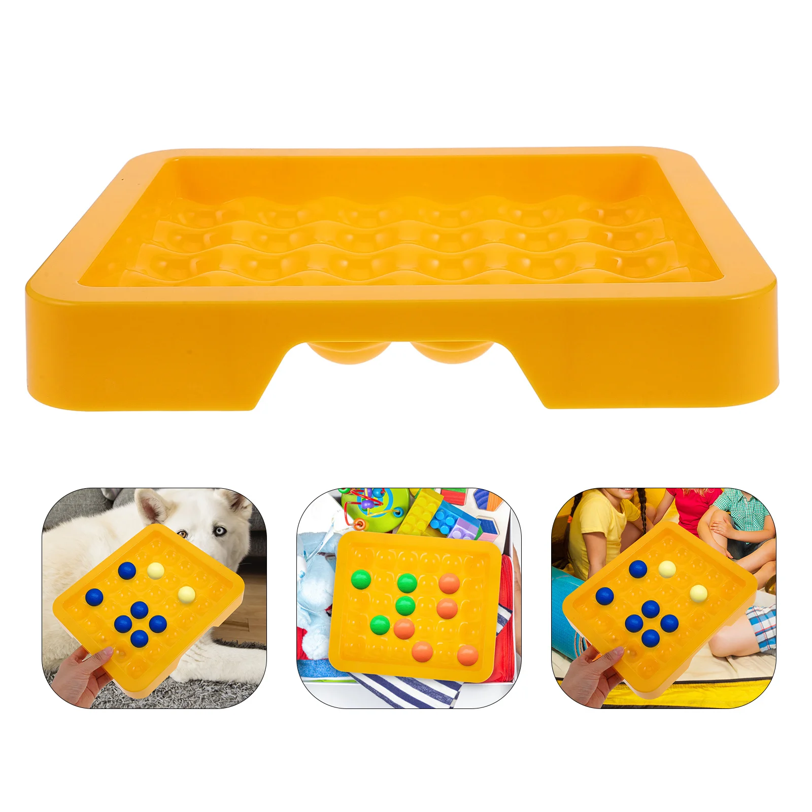 

Rolling Fun Rotating Colorful Carnival-Themed Activity Board for and Adults Interactive