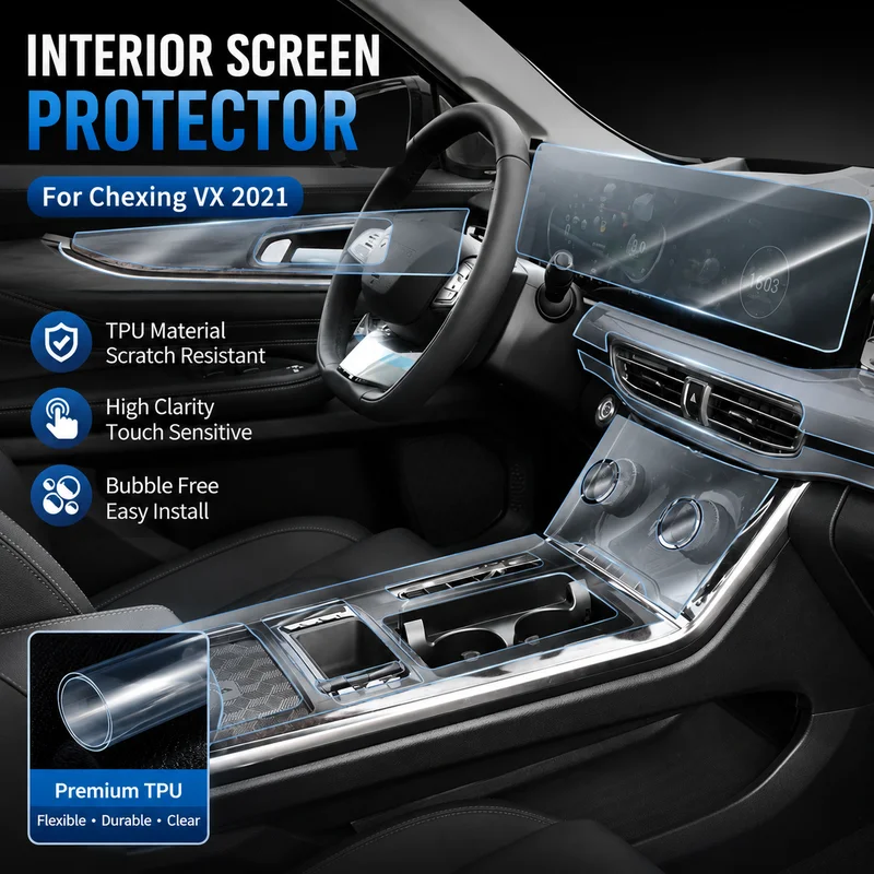 

Interior Screen Protector For Chexing VX 2021 TPU Transparent Protection, Replacement Parts, Car Accessories, Easy Installation