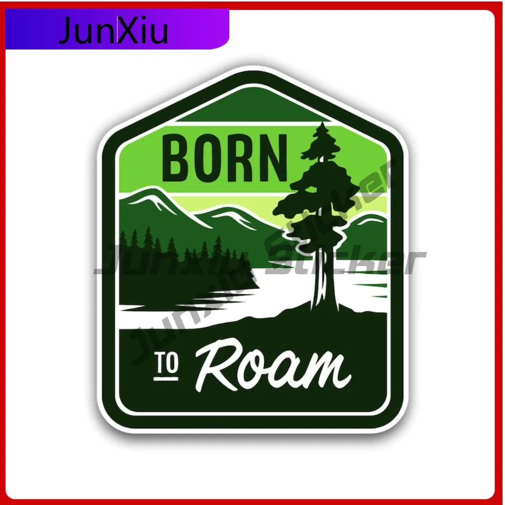 

Born To Roam Car Vinyl Sticker Waterproof Exterior Occlusion Scratch Decal For Auto Cars Trucks Windshield Windows Ipad Macbook