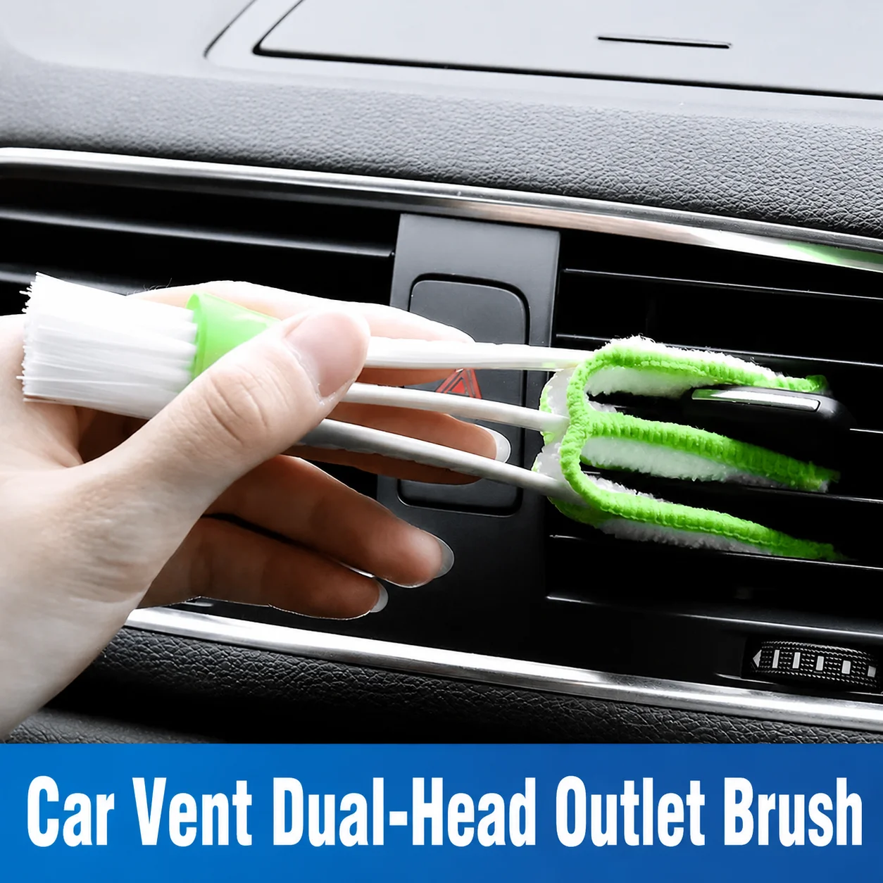 Car air vent brush  air conditioner cleaning brush  interior dust removal and cleaning tool  car crevice brush