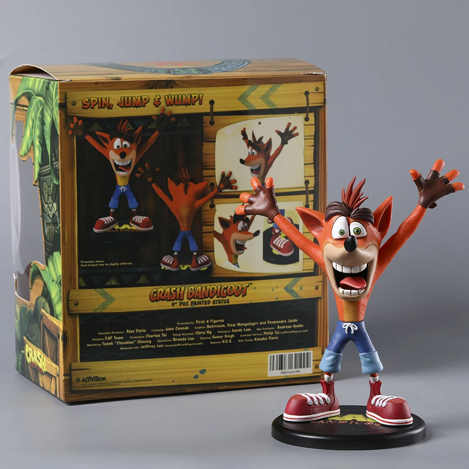 Crash Bandicoot Activision PVC figura colección modelo juguete muñeca regalo