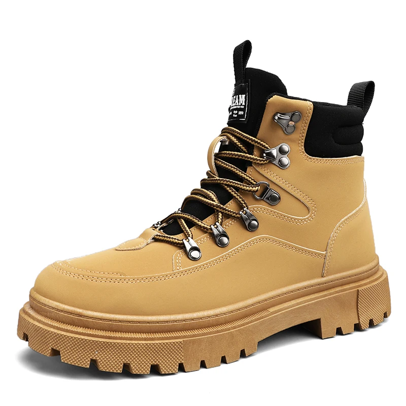 

Winter Mens Ankle Boots 2025 Boots Outdoor Boots Luxury Brands Classic Design High Top Men Casual Shoes Botas Para Hombre