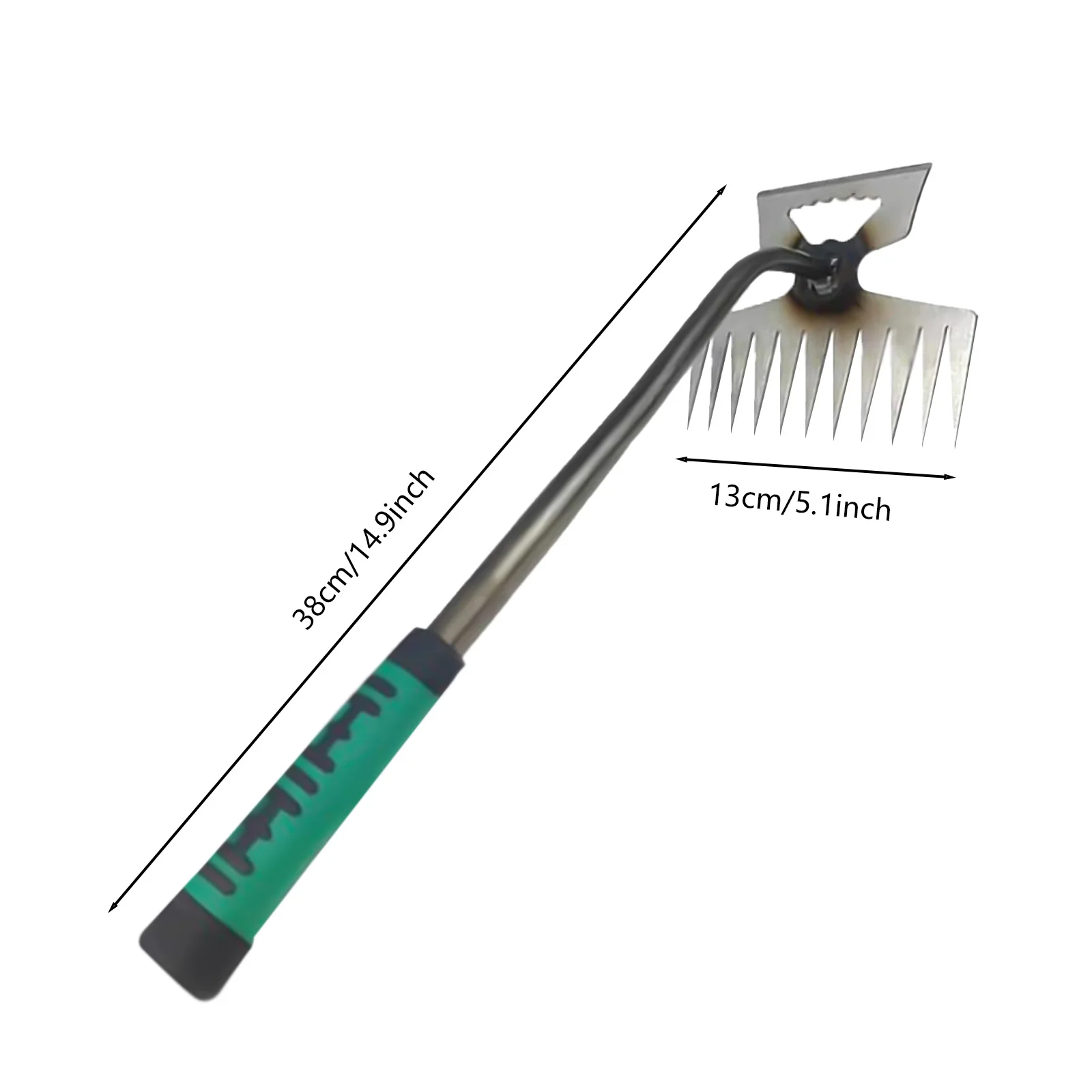 เครื่องกำจัดวัชพืชในสวนเหล็กสำหรับใช้ในครัวเรือนพร้อมขอบตัดที่ทนทานต่อแรงกระแทก เหมาะสำหรับการทำสวนผัก