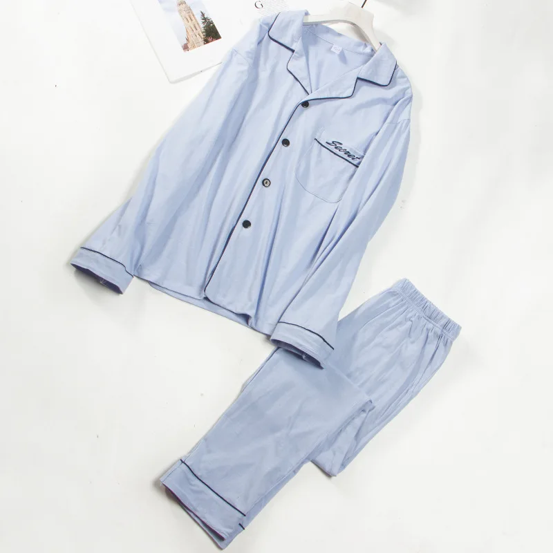 Spring men Pajamas Sets 100% cotton loose home sleepwear large size 8XL 9XL 10XL Pijamas Comfortable oversize Homewear 150KG 60