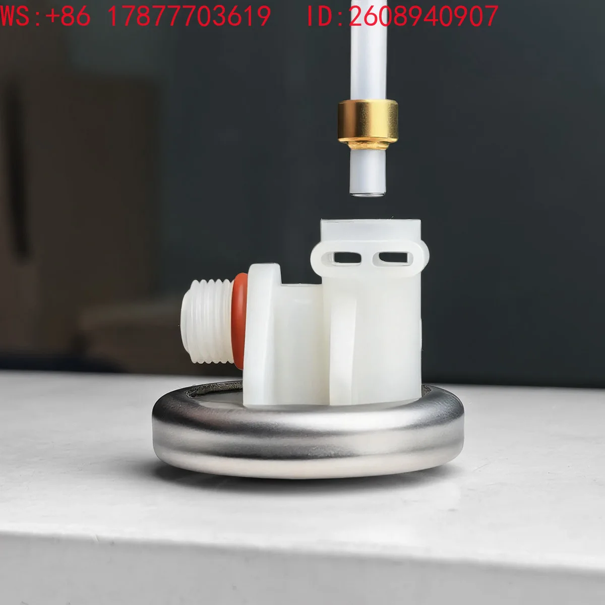 Coffee machine accessories 2 pressure reducing valves with 2 silicone rings and 2 snap rings (model: Y268822S-2PCS)