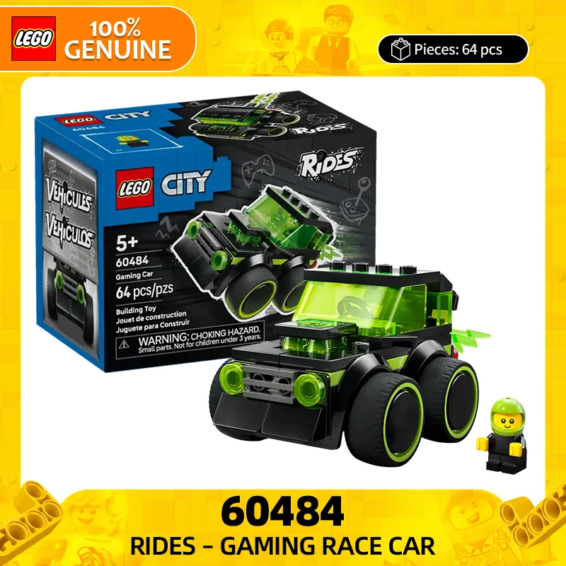 

Конструктор LEGO City 60484 «Команда «Вихрь» — Рейнджер «Громовой» — развивающая игрушка-головоломка для мальчиков и девочек, подарок