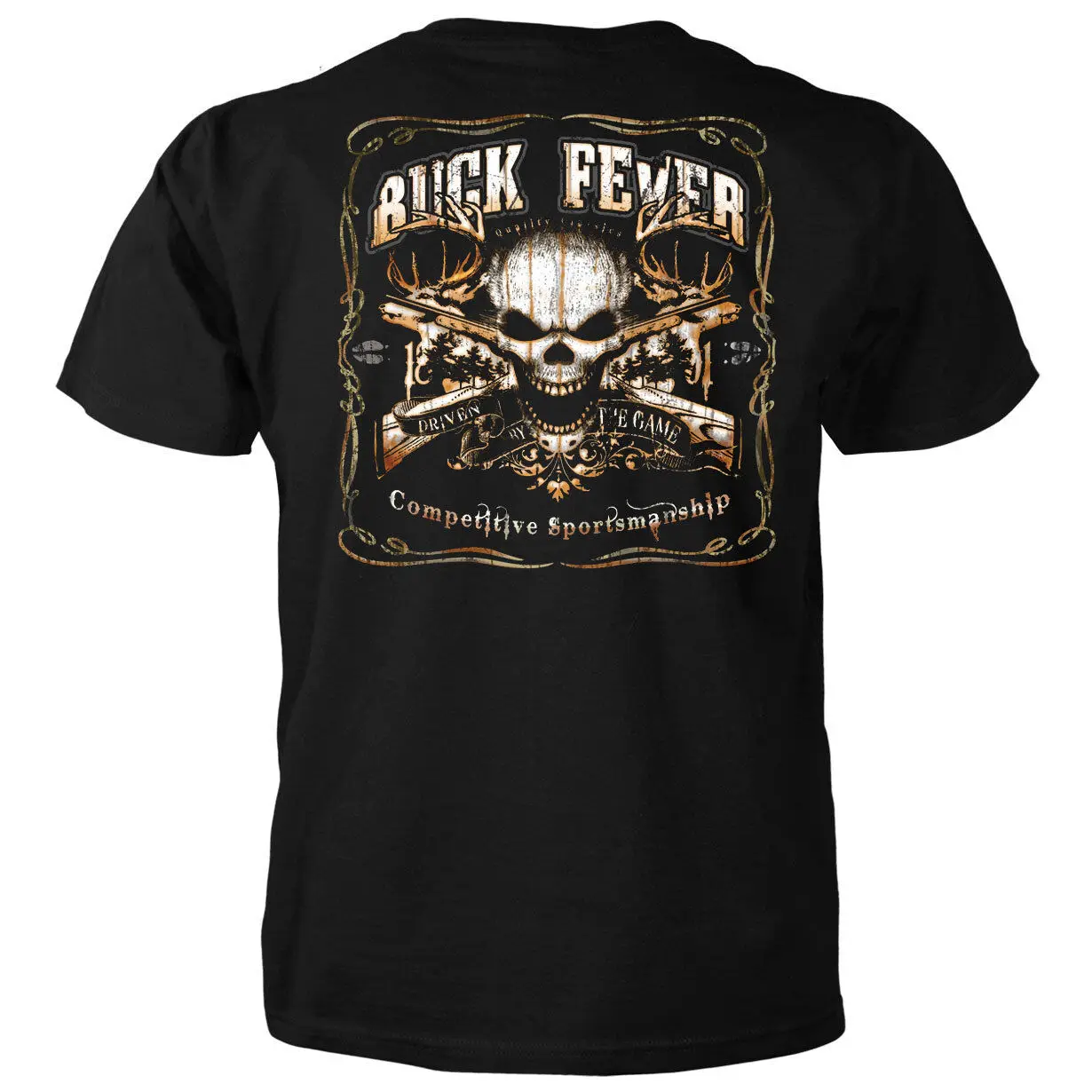 

Buck Fever Deer Hunting Hunter T-Shirt - Nature Wildlife Hunter, Whitetail Gift