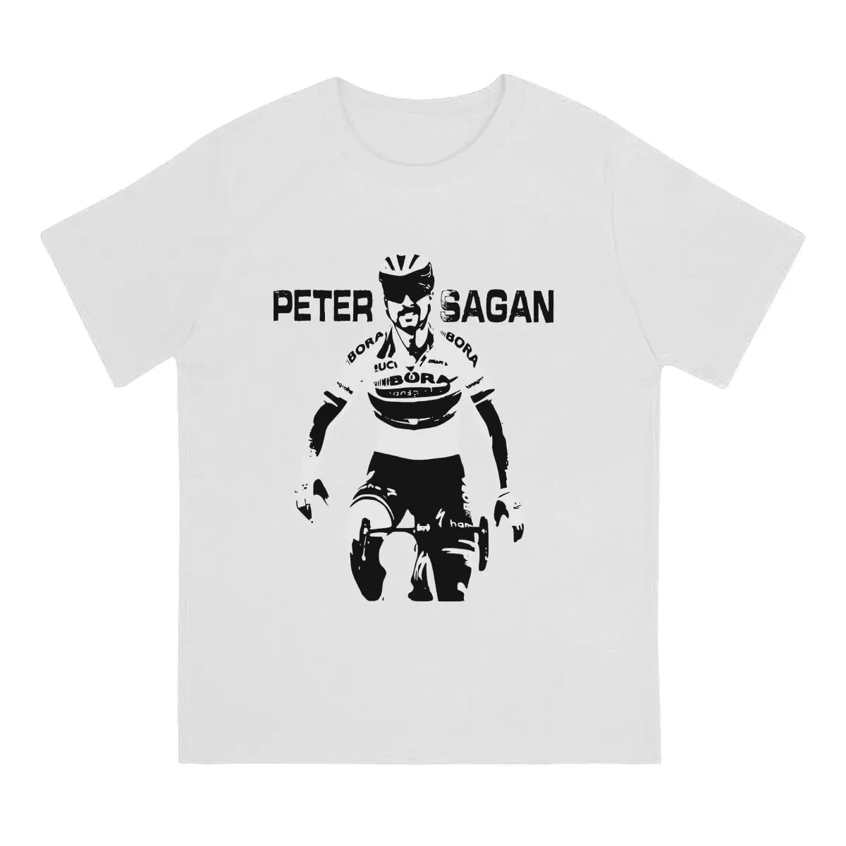 Cool Classic Style Art T-Shirts Men O Neck Pure Cotton T Shirt Peter Sagan Driver Short Sleeve Tees 6XL Tops