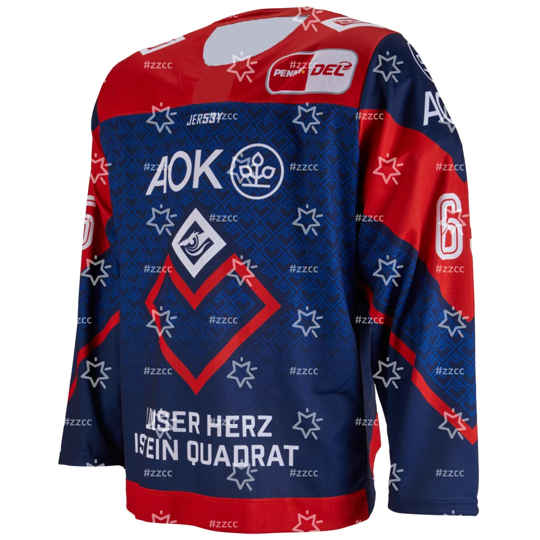 25-26 DEL Adler Mannheim FT Warm-Up Eishockey-Trikot Trainingsset Frühlingssport Herren T-Shirt Kinderbekleidung Tee Y2k Damen