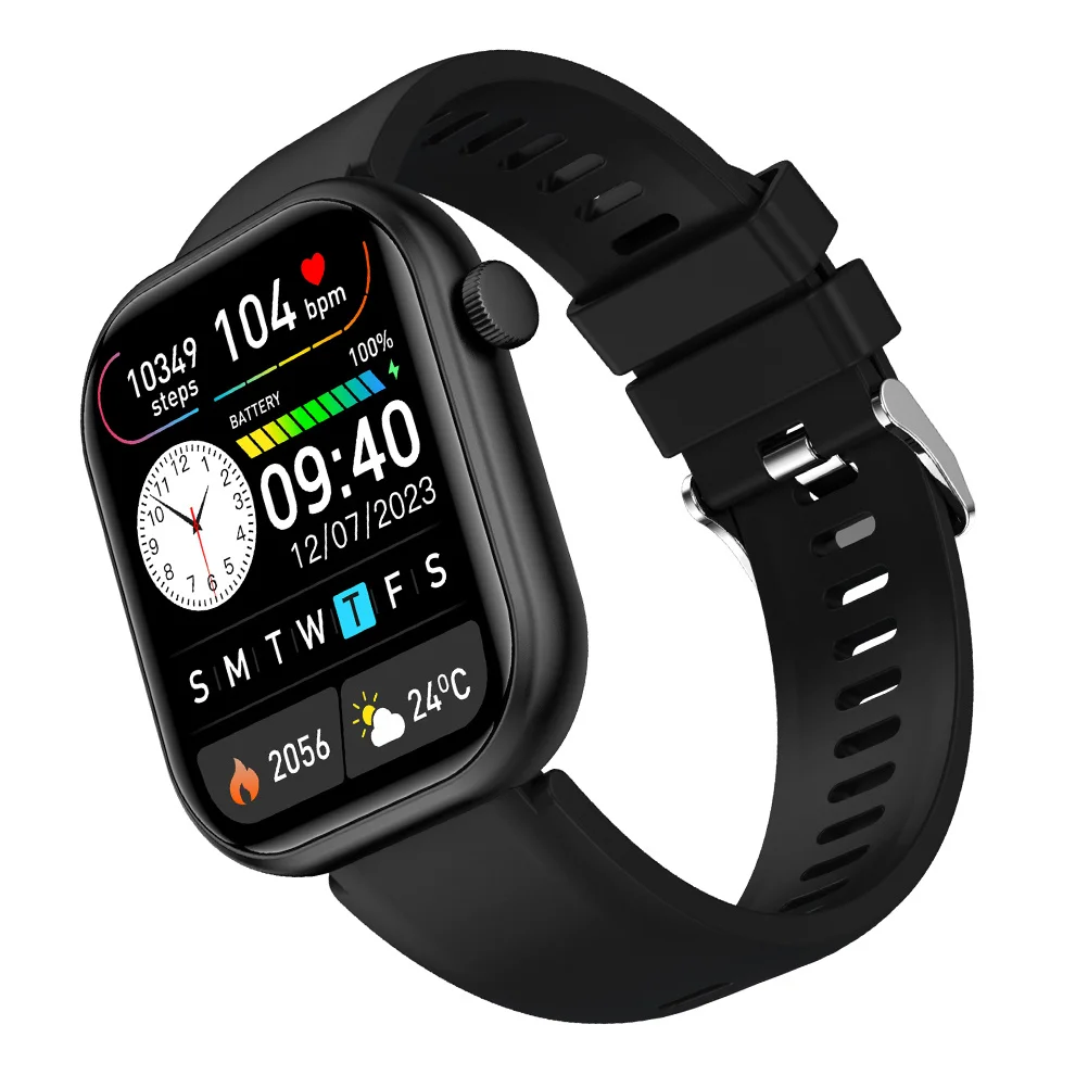 Sports Monitoring Smartwatch Large Fitness Watch Heart Rate Step Monitor Outdoor Exercise